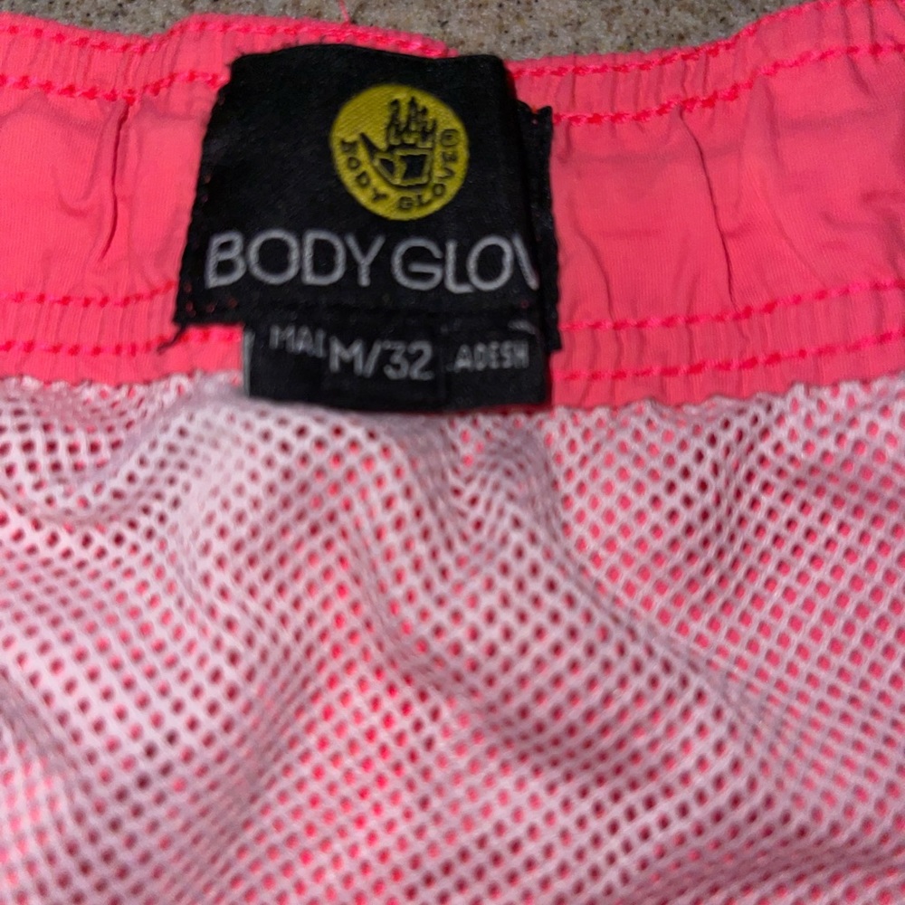 Vintage BODY Glove Surf & Swim Shorts: Male Size 32: Pink - Picture 4 of 5